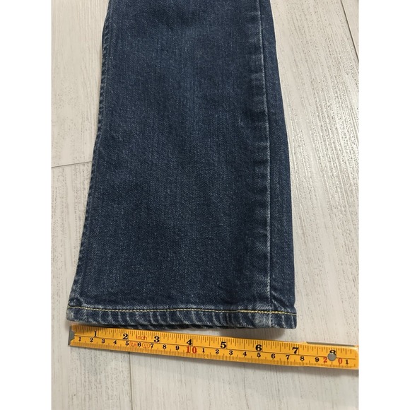 AMO Denim Bella Dark Blue Flare Jeans in Indie Blue Size 26 - Picture 4 of 9